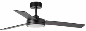 Ventilator LED de tavan FARO 34261 BARTH LED/24W/230V negru + telecomandă