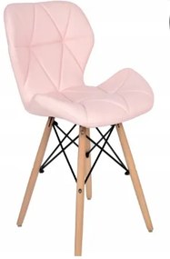 Scaune de sufragerie 4buc din piele, Rose