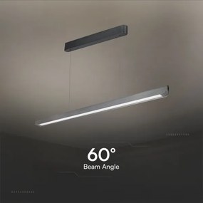Lustră LED pe cablu LED/36W/230V 3000/4000/6400K antracit