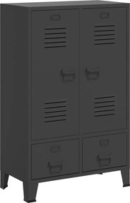 vidaXL Dulap de haine industrial, antracit, 67x35x107 cm, oțel