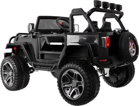 Masinuta Electrica cu acumulator pentru copii NOVOKIDS™ Jeep 4X4 PRO, 2 locuri, Max 40 kg, Roti din Cauciuc EVA, 3-10 ani , Husa ploaie si rucsac ,2