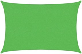 vidaXL Pânză parasolar, verde deschis, 2x2,5 m, HDPE, 160 g/m²
