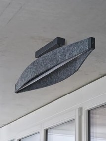 Osram DECOR FLAT - Plafonieră aplicată LED, 23W/230V, gri