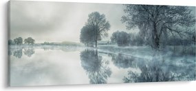 Tablou cu natura iarna (120x50 cm)