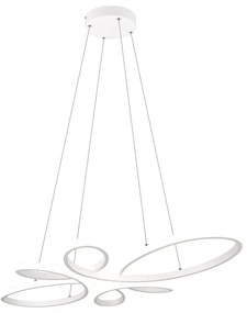 Lustră albă LED Fly – Trio