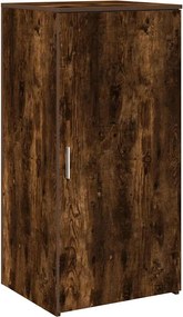 vidaXL Dulap depozitare stejar fumuriu 50x45x103,5 cm lemn prelucrat