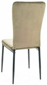 Scaun de sufragerie VIGO VELVET verde masliniu