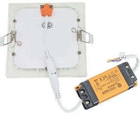 Corp de iluminat LED încastrat pentru baie VEGA LED/12W/230V 2800K d. 16,8 cm IP44 alb