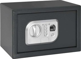 vidaXL Seif digital cu blocare Gri închis 31 x 20 x 20 cm Oțel