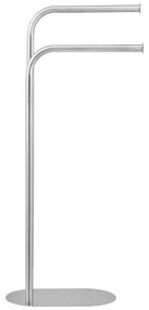 Suport pentru prosoape argintiu mat din oțel inoxidabil Levante – Wenko