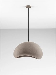 Lustra suspendata design modern, Stone Brown, AERE, L 60cm