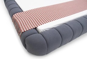 Pat dormitor dumonde, tapitat bej, Bubble 180x200 cm