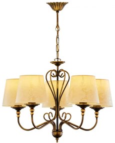 Lustră pe lanț SOFIA 5xE27/60W/230V Jupiter 1751