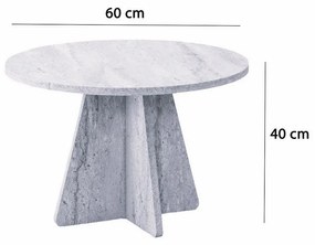 Măsuță de conferință Mushroom Sapphire Oak