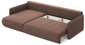 Colțar roz extensibil/cu spațiu de depozitare (cu colț pe partea stângă) Nanea – Makamii