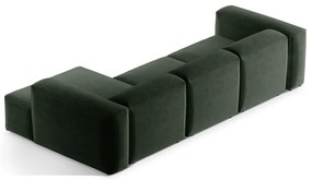 Colțar verde (cu colț pe partea dreaptă/cu șezlong) Bergamo – Cosmopolitan Design