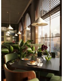 Lustră LED pe cablu MAXLIGHT P0505 VULCANO LED/5W/230V d. 30,5 cm alb