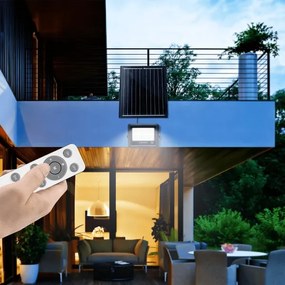 Proiector LED solar dimabil Aigostar LED/100W/3,4V IP65 + telecomandă