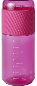 Sticla pentru apa Zwilling 1024180, 680 ml, Tritan, Rezistenta la impact si varsare, Filtru fructe, Fara BPA, Roz
