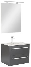 Mobilier complet de baie Vario Clam 60 antracit-antracit