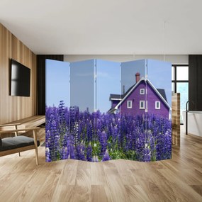 Paravan - Câmp de lavanda (210x170 cm)