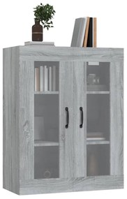 Dulap de perete suspendat, gri sonoma, 69,5x34x90 cm 1, sonoma gri