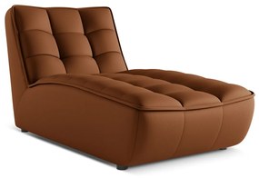 Sezlong Moni si tapiterie din piele naturala