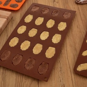 Formă de copt pentru madlene din silicon 17,5x29,5 cm – Orion