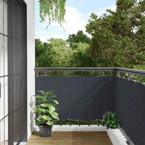 vidaXL Paravan de balcon, antracit, 600x120 cm, PVC