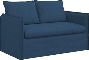 vidaXL Canapea albastru 136 x 82 x 85 cm țesătură