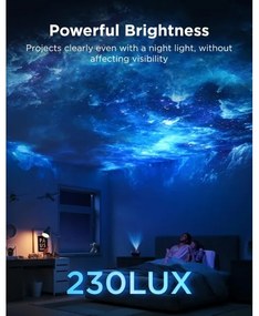 Govee Galaxy Light Projector 2 Pro Matter cu difuzor Wi‑Fi