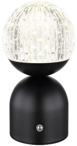 Lampă LED tactilă dimabilă de masă JULSY LED/2W/5V negru Globo 21007S