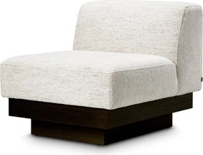 Fotoliu modern LUX Bastion, Seashell off-white