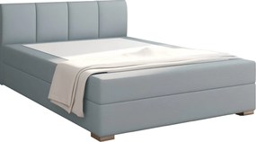 Pat boxspring 140x200, mentă, RIANA KOMFORT