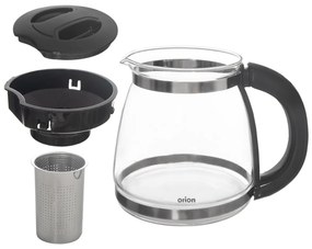 Orion Ceainic cu filtru din oțel inoxidabil, 1,73l