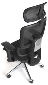 Scaun de birou Lustro, negru