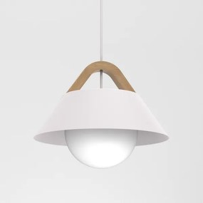 Lustră pe cablu FUNDA 1xE27/15W/230V crem