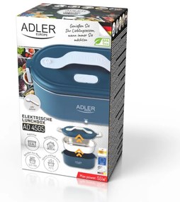 Cutie electrica alimente Adler AD 4505, 0.8 L, Container inox inoxidabil, Albastru