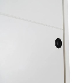 Pat vertical rabatabil BOGART. Modern alb mat 160 x 200