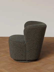 Fotoliu pivotant, kaki, stofa, Kiwi