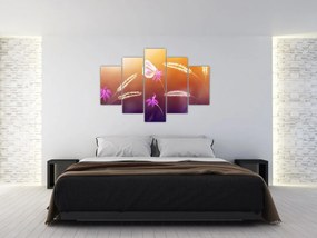 Tablou - Fluture roz (150x105 cm)