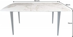 Masa dining design modern Milano 160x85cm