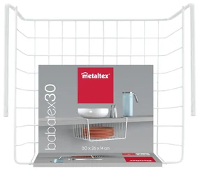 Coș suplimentar de bucătărie suspendat din oțel 30cm – Metaltex