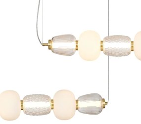 Lustră LED pe cablu CARO LED/42W/230V auriu