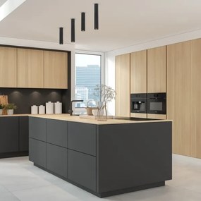 Spot GENESIS 1xGU10/8W/230V 30 cm negru