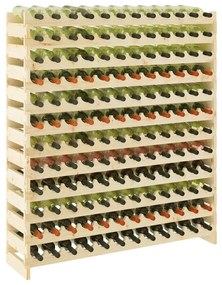 Suport de vinuri, 119x29x134 cm, lemn masiv de pin