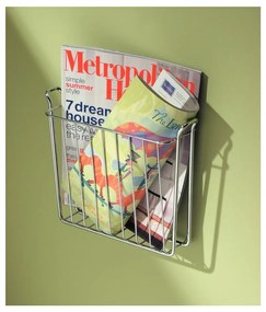 Suport de perete pentru reviste, , oțel inoxidabil iDesign Classico
