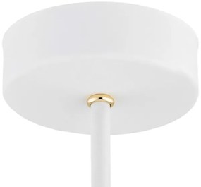 Lustră pe tijă CHARLOTTE 3xE27/15W/230V albă/aurie Argon 6148