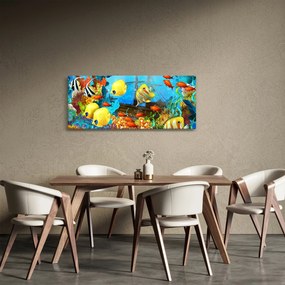 Tablou - Recif de corali colorat (120x50 cm)
