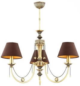 Candelabru 3 brate design clasic realizat manual Dorato